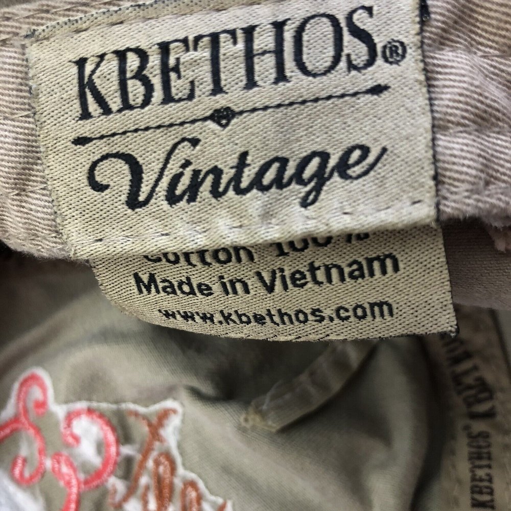 Kbethos Vintage Sweet Sassy & Southern Distressed Embroidered Hat Adjustable - Picture 3 of 9